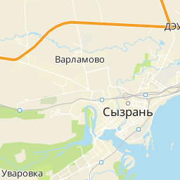 Карта сызрань 3d