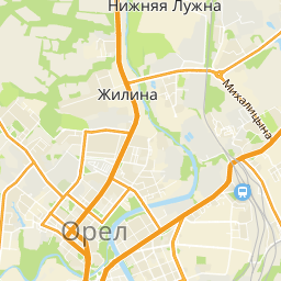 Карта орла с магазинами