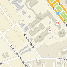 Рылеева 46 тамбов карта