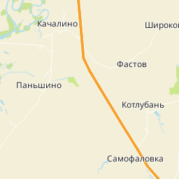 Таловая карта с улицами
